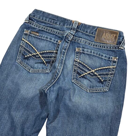 Ariat Men's Straight Jeans - Blue - Picture 4 of 6